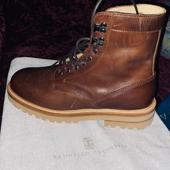 Brand new Brunello Cucinelli boots, size 41 leather - Picture 4 of 5